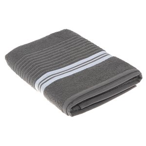 IH Casa Decor Deluxe Cool Grey Cotton Bath Towels - Set of 2