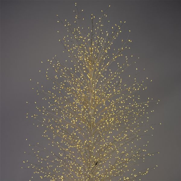 Hi-Line Gift Ltd. 70 3/4-in x 20 3/4-in White Metal LED-Lighted Tree