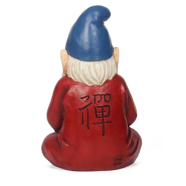Hi-Line Gift Ltd. 15-in x 8 1/2-in Multicoloured Polyresin Gnome Garden Statue