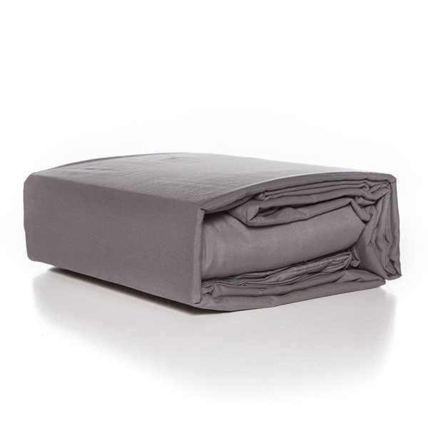 Gouchee Home Grey Twin Microfibre Bed Sheets - 3-Piece
