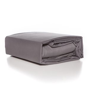 Gouchee Home Grey Twin Microfibre Bed Sheets - 3-Piece
