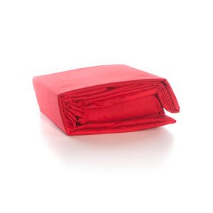 Gouchee Home Red Full Microfibre Bed Sheets - 4-Piece