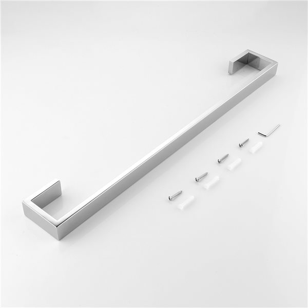 CASAINC 4-Piece Chrome Decorative Bathroom Hardware Set