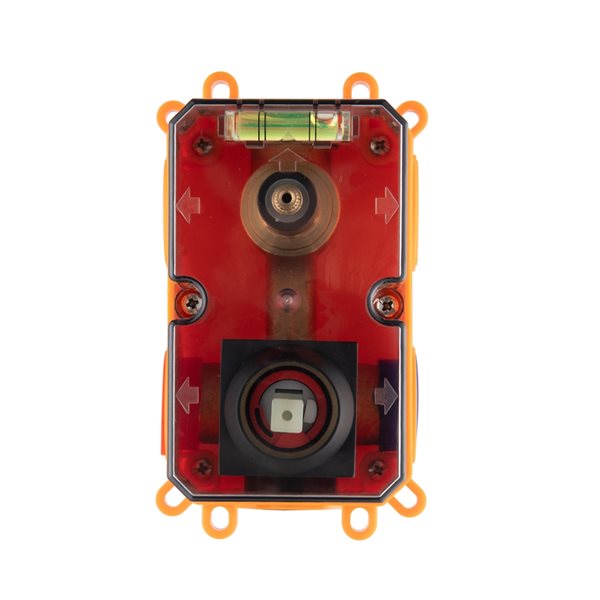 CASAINC 12-in Matte Black Wall Mount Built-In Shower System