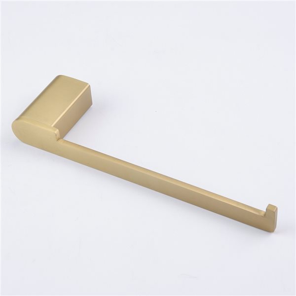 CASAINC 4-Piece Brushed Gold Decorative Bathroom Hardware Set