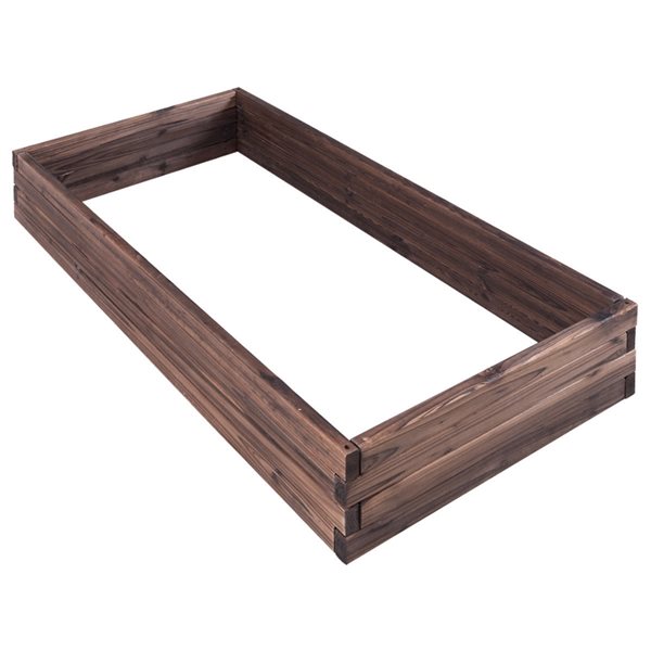 CASAINC 24in x 47in x 9in Wood Raised Garden Bed HYSW3566 RONA