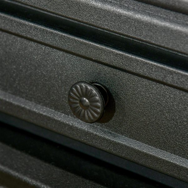 HOMCOM 20-in W Freestanding Black LED Electric Fireplace