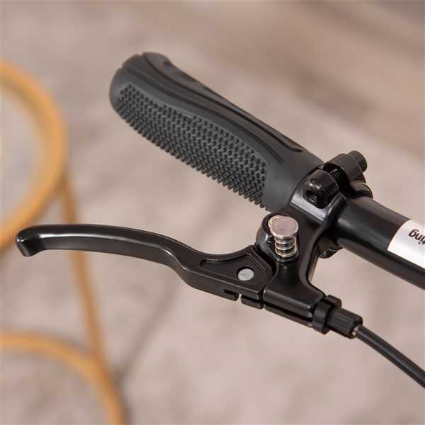 HOMCOM Foldable Black Knee Walker