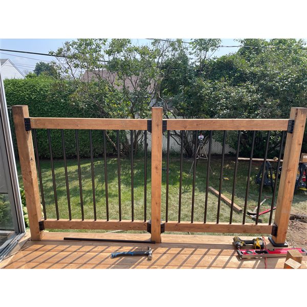 Fence & Deck Rite 3/4-in O.D. Baluster Connectors for Metal Balusters, for Stairs and Decks, Durable and Versatile (5000-Pack)