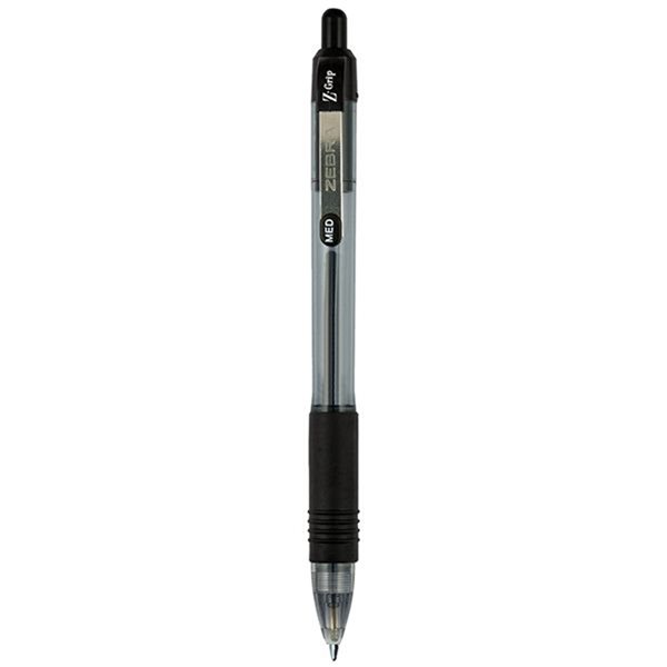 Zebra Z-Grip 12-Pack Small Black Pens