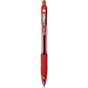 Stylos à bille Z-Grip de Zebra à pointe fine, rouge, ens. de 12