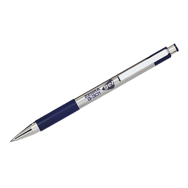 Zebra G-301 12-Pack Small Blue Gel Pens