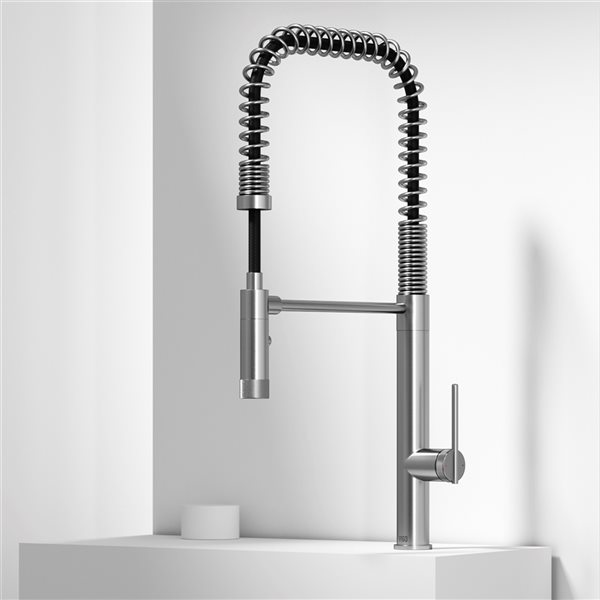 VIGO Sterling Kitchen Faucet in Stainless Steel