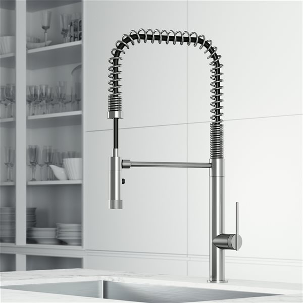 VIGO Sterling Kitchen Faucet in Stainless Steel