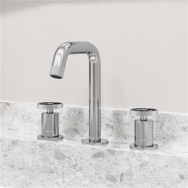 VIGO Cass Chrome Solid-Brass 2-Handle Bathroom Faucet