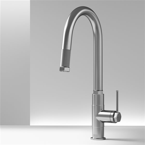 Hart Arched Kitchen Faucet in Stainless Steel