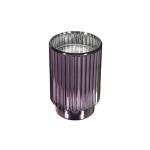 iH casadécor Tropical Dreams Ribbed Electroplated Scented Candle - Set of 2