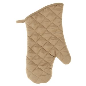 IH Casa Decor Taupe Quilted Oven Mitts - Set of 4