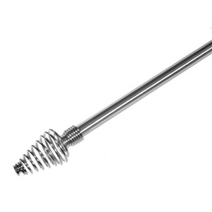 IH Casa Decor Spring Silver Steel Curtain Rod - 48-in to 84-in