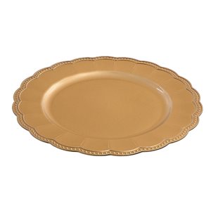 IH Casa Decor Gold Charger Plate - 6-Piece