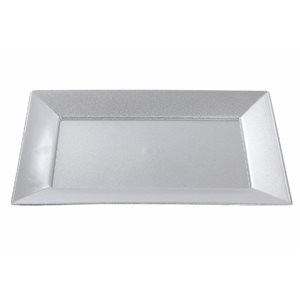 IH Casa Decor Silver Rectangular Serving Dish - 2-Piece