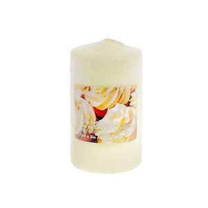 iH casadécor Scented Pillar Vanilla Buttercream - Set of 2