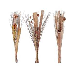 IH Casa Decor Assorted Dried Floral Bouquets - Set of 3