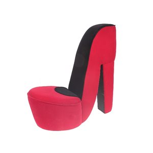 Fauteuil en forme de chaussure moderne rouge par IH Casa Decor