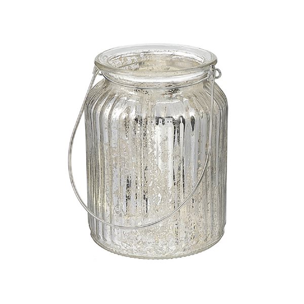 iH casadécor Clear Glass Large Tea Light Candle Holder