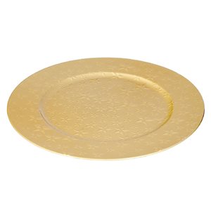 IH Casa Decor Gold Round Charger Plate - 6-Piece