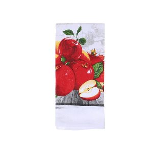 IH Casa Decor Red and White Kitchen Hand Towels - Set of 6