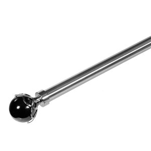 IH Casa Decor Black Pearl Nickel Curtain Rod - 48-in to 84-in