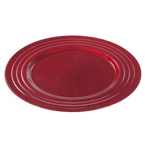 IH Casa Decor 6-Piece Red Charger Plate