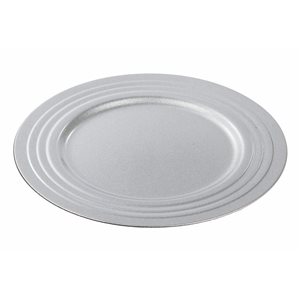 IH Casa Decor Silver Charger Plate - 6-Piece
