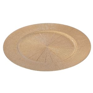 IH Casa Decor 6-Piece Gold Charger Plate