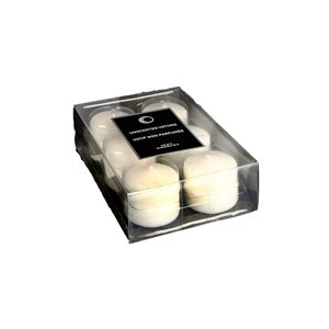 iH casadécor Unscented Votives White Candle - 6-Pack