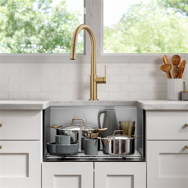 Kraus Kore 21 In Undermount Stainless Steel Single Bowl Kitchen Sink   330949286 AlternateImage1 L 