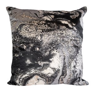Gouchee Home Galaxy 18-in x 18-in Square Black Decorative Pillow