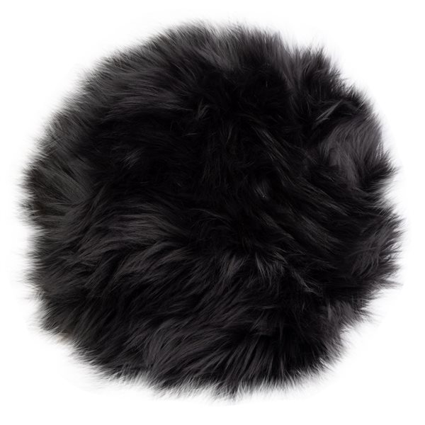 Gouchee Home Edinburgh 16-in x 16-in Round Dark Grey Decorative Pillow