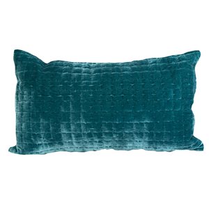 Gouchee Home Layla 12-in x 20-in Rectangular Emerald Decorative Pillow