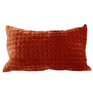 Gouchee Home Layla 12-in x 20-in Rectangular Orange Decorative Pillow