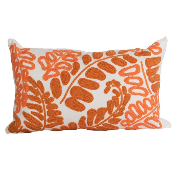 Gouchee Home Havana 12-in x 20-in Rectangular Orange Decorative Pillow