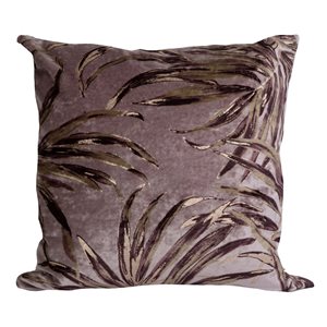 Gouchee Home Beverly Hills 18-in x 18-in Square Mauve Decorative Pillow