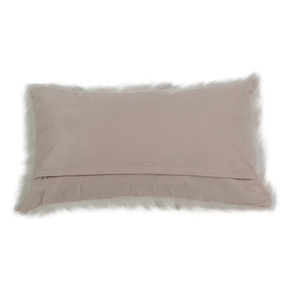 Gouchee Home Edinburgh 12-in x 20-in Rectangular White Decorative Pillow