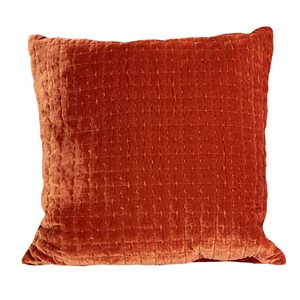 Gouchee Home Layla 18-in x 18-in Square Orange Decorative Pillow