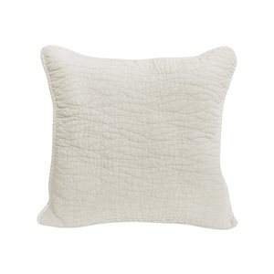 Gouchee Home Carson 18-in x 18-in Square Off-White Decorative Pillow