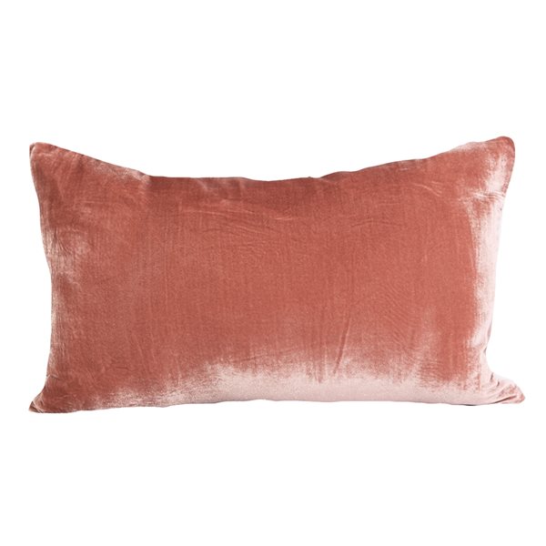 Gouchee Home Layla 12-in x 20-in Rectangular Pink Decorative Pillow