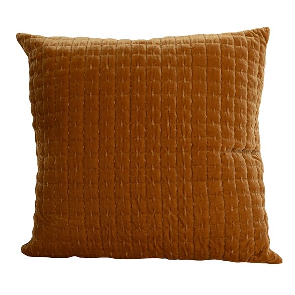 Gouchee Home Layla 18-in x 18-in Square Mustard Decorative Pillow 13543C