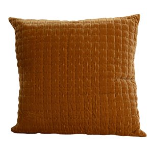 Gouchee Home Layla 18-in x 18-in Square Mustard Decorative Pillow