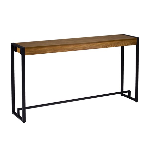 Holly & Martin Macen Oak Industrial Console Table